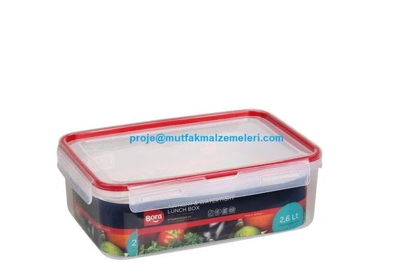 Plastik Click Dikdörtgen 2,6 Lt BO879