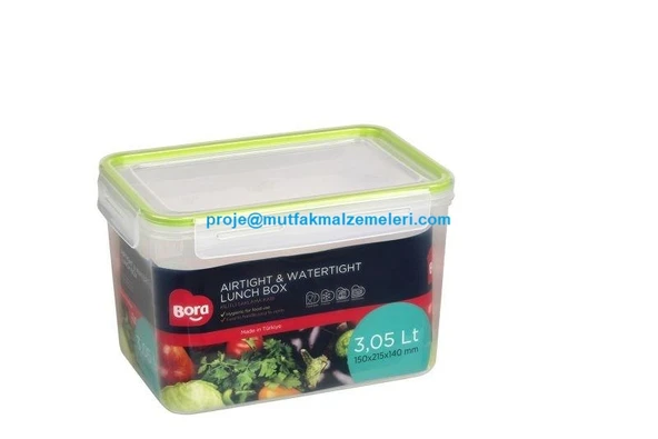 Plastik Click Dikdörtgen 3,05 Lt BO882