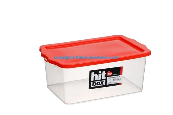 Hit Box Gıdaya Uygun Click Kasa No:5 - 4,5 Lt BO1438