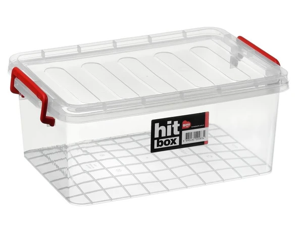 Hit Box Gıdaya Uygun Kapaklı Kasa No:12 - 13,5 Lt BO443