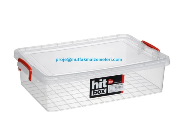 Hit Box Gıdaya Uygun Kapaklı Kasa No:923 - 7 Lt BO923