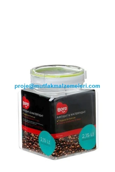 Plastik Pet Köşeli 110mm No:1 - 2,15 Lt BO2235
