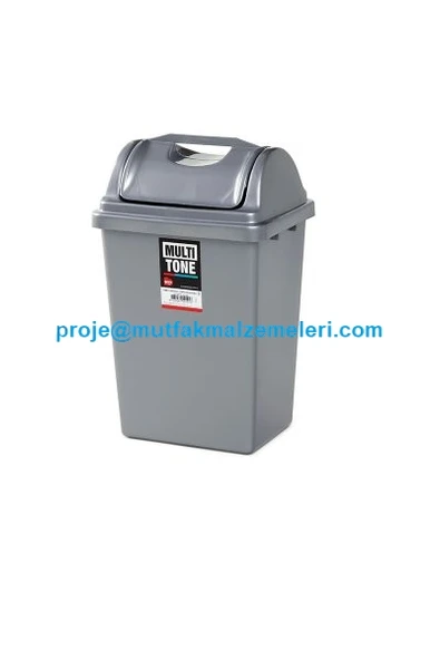 Mono Tone Köşeli Çöp Kovası İtmeli No:3 - 14 Lt BO191