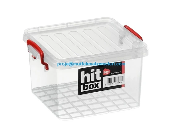 Hit Box Gıdaya Uygun Kapaklı Kasa No:14 - 5,5 Lt BO483