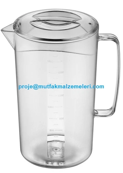 Professional Pc Yuvarlk Sürahi Büyük  - 2 Lt BO419