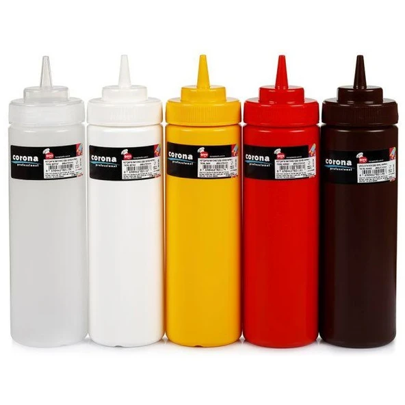 Professional Ketçap&Mayonez Şişe Geniş Kapaklı – Şeffaf 450 ml BO2111 ürün görseli 1
