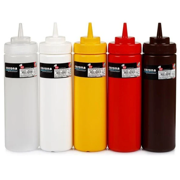 Professional Ketçap&Mayonez Şişe Geniş Kapaklı – Kahverengi 700 ml BO2119 ürün görseli 1