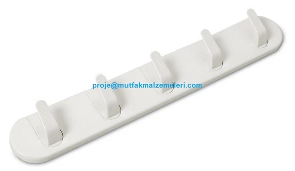 Plastik Duvar Askı 5'li BO617
