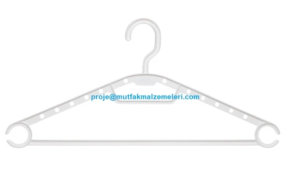 Plastik Yeni Elbise Askısı (6'lı Paket)