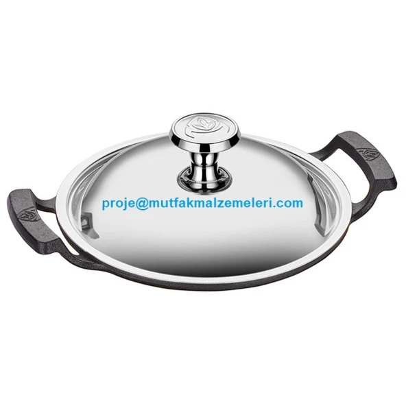 DÖKÜM DEMİR SAC KAVURMA 20CM +P.KAPAK