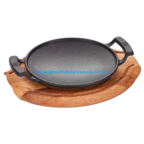 DÖKÜM DEMİR SAC KAVURMA 24CM +NİHALE