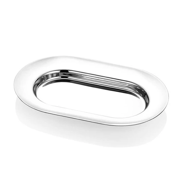 Paslanmaz Oval Espresso Tepsi 12*19CM ürün görseli