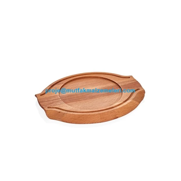 Kayın Pan. Nihale Ahşap Altlık 22*16cm