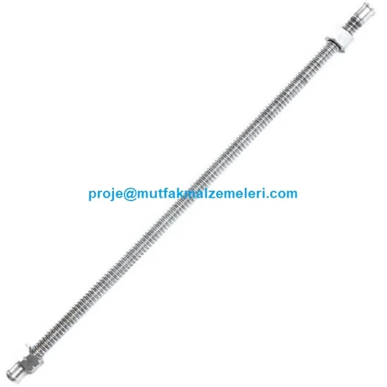 120 Cm Konik Başlı Flex Gaz Borusu