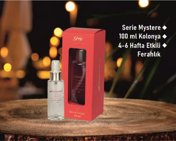 SERİÊ MYSTERE - 80 DERECE KOLONYA - 1*100 ML