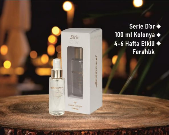 SERİÊ DOR  - 80 DERECE KOLONYA - 1*100 ML