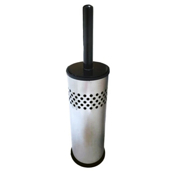 Krom Delikli Klozet Fırçası