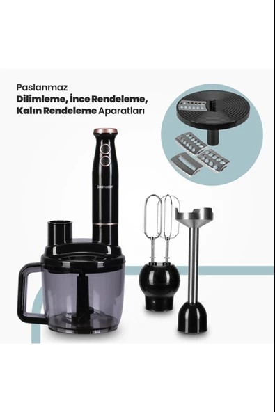Bestrobot 1500 Watt 5 In 1 Mutfak Robotu Multi Blender Seti Gm7270 - 10