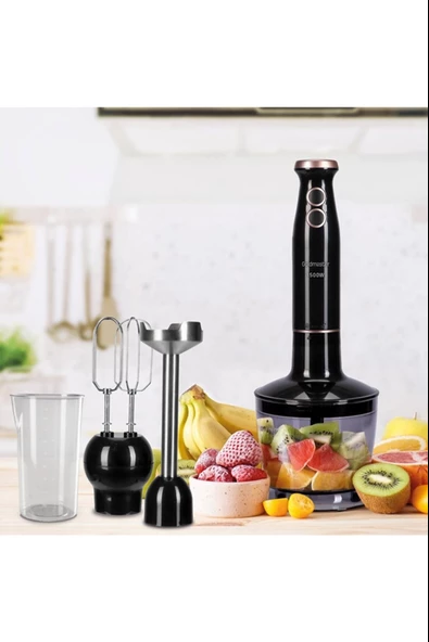 Bestblend 1500 Watt 4 Bıçaklı Paslanmaz 3 In 1 Blender Seti Gm7271