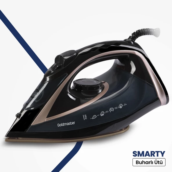 Smarty 2400 Watt Seramik Tabanlı 170 Gr Şok Buharlı Ütü