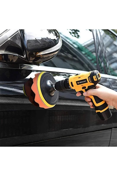 Anadolu Strong Pasta Cila Polisaj Süngeri Pedi Seti 115 Mm Otomotiv Parlatıcı (11 PARÇA) - 4