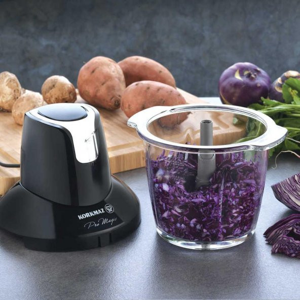 KORKMAZ A460 PRO MAGIC 4 BIÇAKLI CAM DOĞRAYICI SİYAH - 4