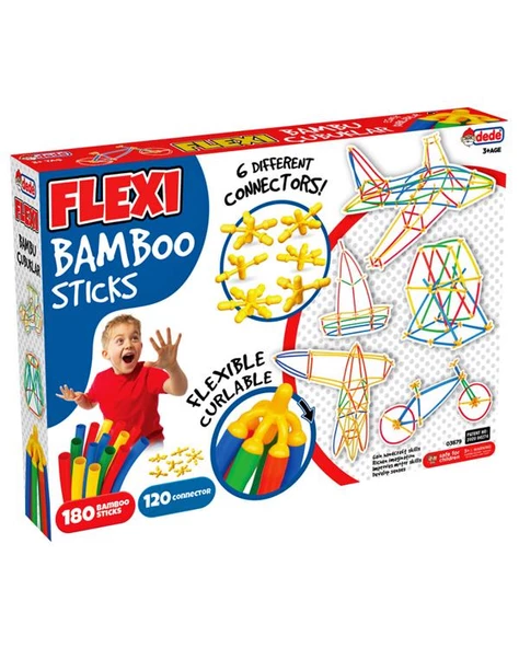 Dede Flexi Bambu Çubuklar 300 Parça 03679
