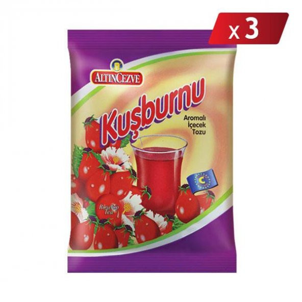 Altıncezve Kuşburnu Aromalı İçecek Tozu 250 Gr - 3LÜ PAKET