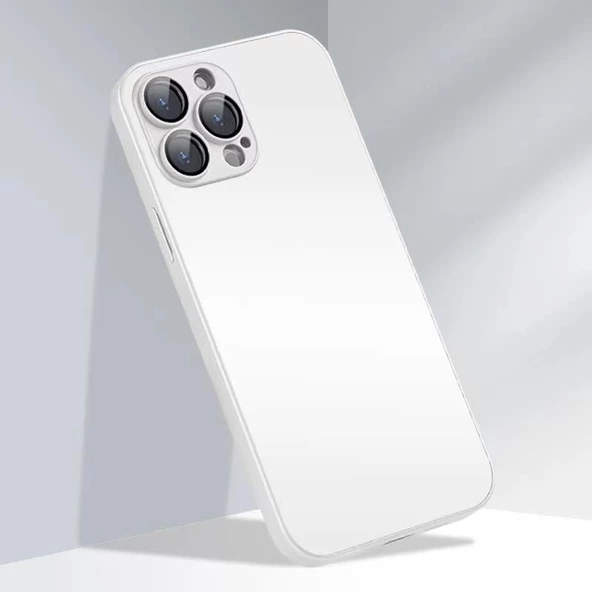 İphone 14 Plus Buzlu Ag Glass Kapak&Kılıf - Resim 5