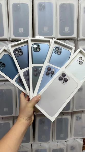 İphone 14 Plus Buzlu Ag Glass Kapak&Kılıf - Resim 12