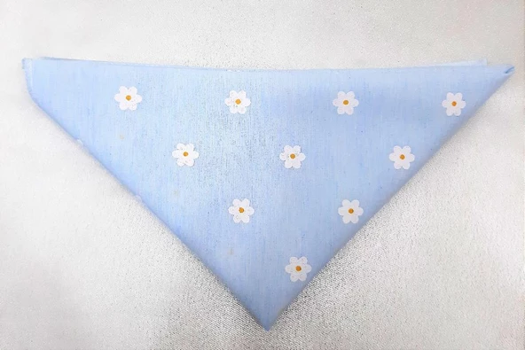 MAVİ PAPATYA BANDANA-BANDANA5 - 2