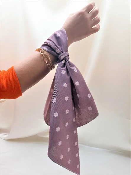 MAVİ PAPATYA BANDANA-BANDANA5 - 3