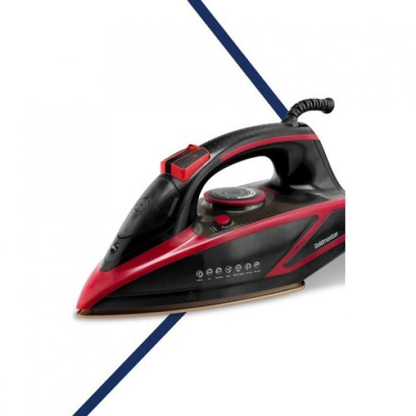 GOLDMASTER PROJET GM 7632 2600W SERAMİK TABANLI ÜTÜ KIRMIZI - 3