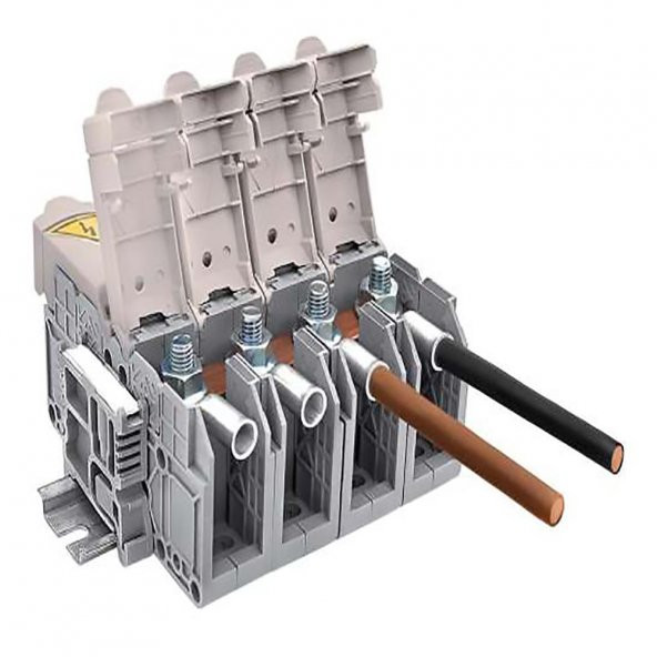 ONKA 2386 MRK 95 MM2 PAPUÇ BAĞLANTILI  RAY KLEMENS KAHVERENGİ (K)