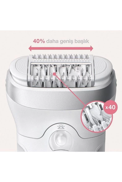 Silk-épil 9 9705 Sensosmart, Kablosuz, Islak&kuru, 3 Ek Parçalı, 2'si 1 Arada Epilatör - 3