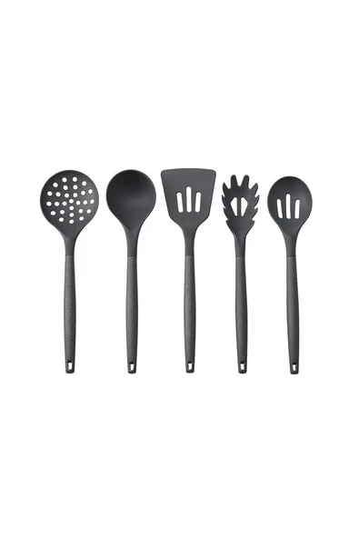 Gusto 12 Parça Bıçak Servis Kesme Tahtası Seti Gri - 5