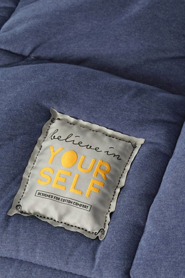 Motto Cotton Comfort Tek Kişilik Indigo - 4