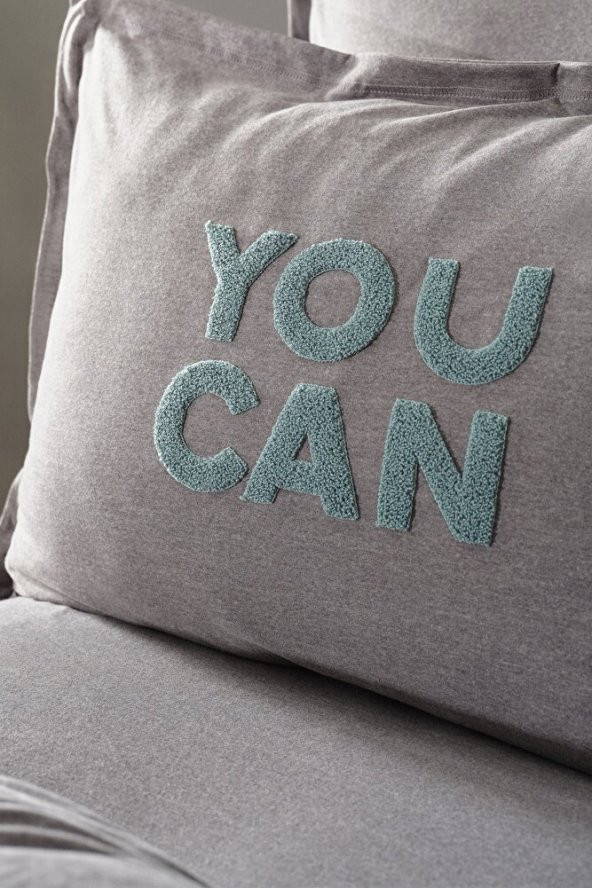 Karaca Home Motto Cotton Comfort Çift Kişilik Gri - 2