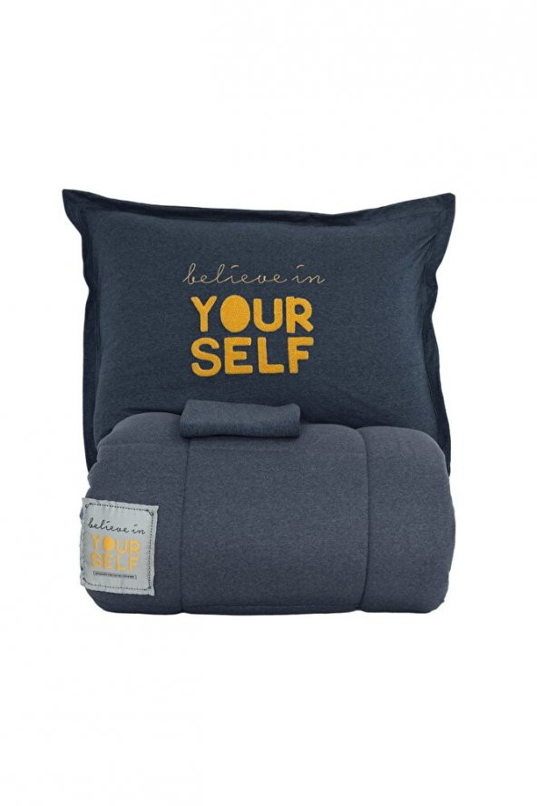 Motto Cotton Comfort Çift Kişilik Indigo - 6