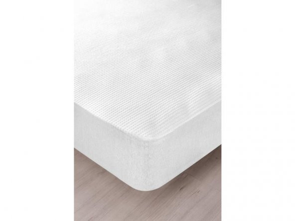 3D Kapitoneli Sıvı Geçirmez 100X200cm Fitted Tek Kişilik Alez - 3
