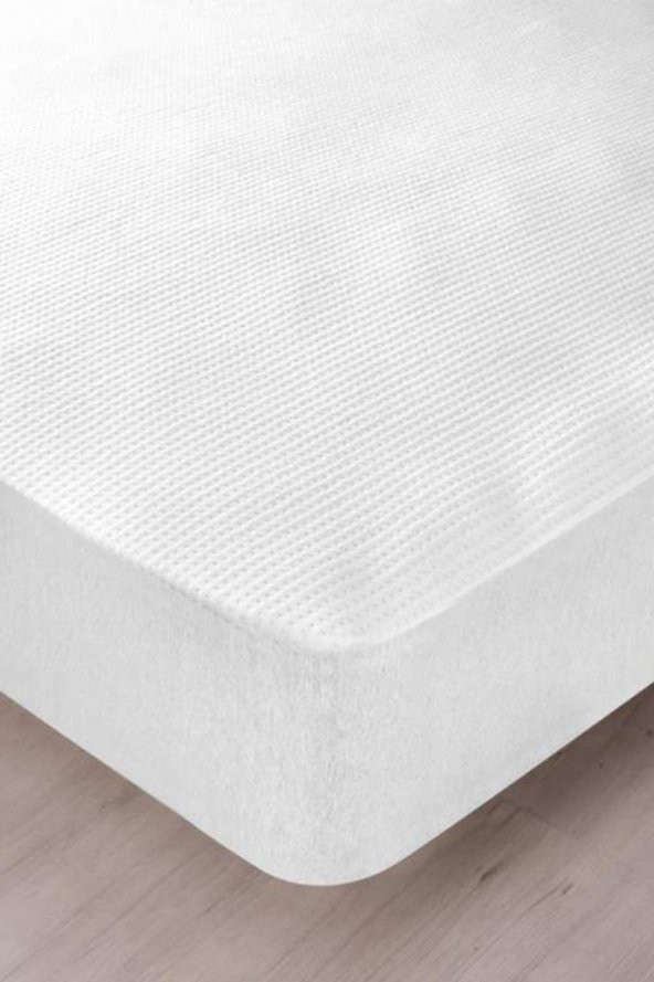 3D Kapitoneli Sıvı Geçirmez 100X200cm Fitted Tek Kişilik Alez - 6