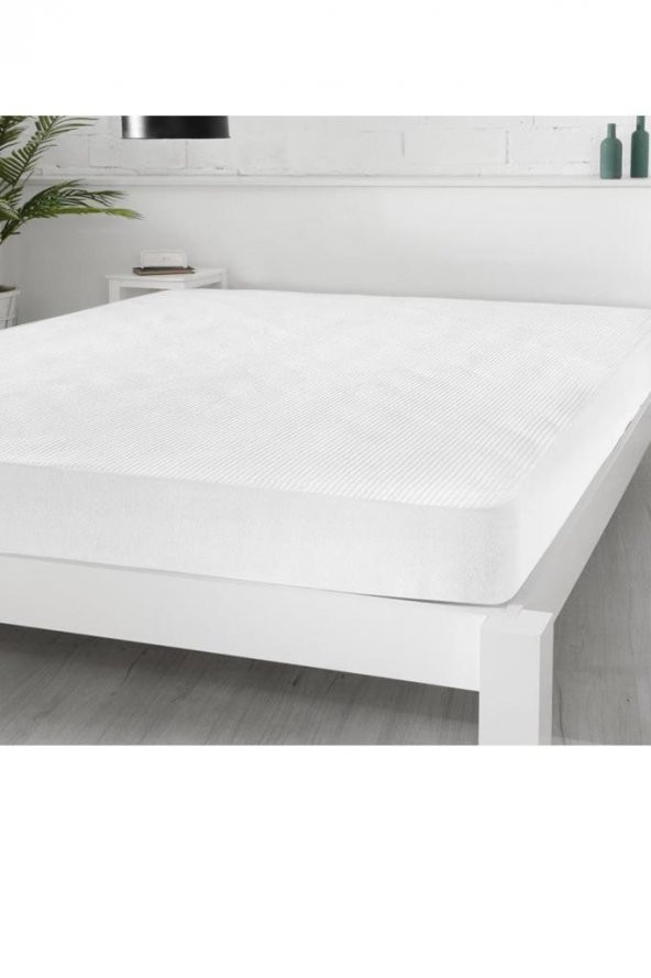 3D Kapitoneli Sıvı Geçirmez 100X200cm Fitted Tek Kişilik Alez - 4