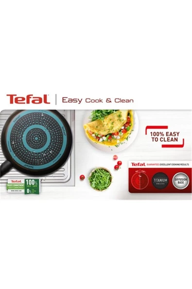 Tefal Titanyum 1x Simplecook Difüzyon Tabanlı Wok Tava - 28 Cm - 7