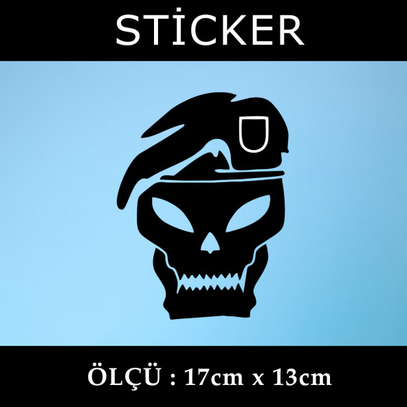 iskelet kuru kafa asker - 2 ADET sticker araba cam bagaj uyumlu et,ket kask motosiklet dolap cam uyumlu yapışkan
