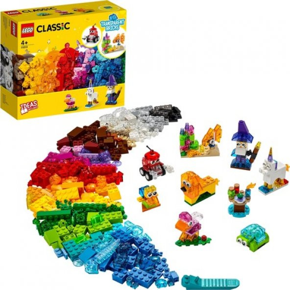 Lego Classic Transparent Bricks 11013