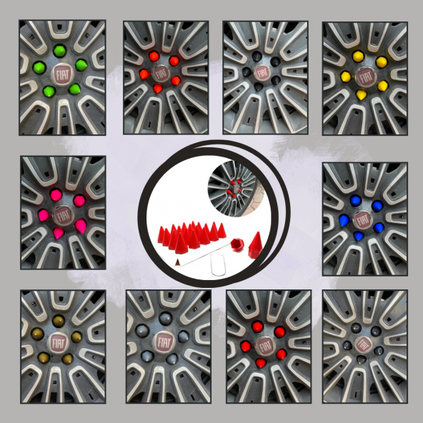 Sivri Mermi Bijon Kapağı Sökme Aparatlı Siyah 19 mm - 5