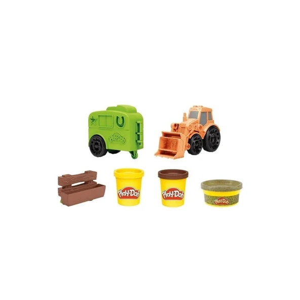 F1012 Play-Doh Çalışkan Traktör ve Römork