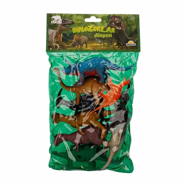 9 lu Dinozor Figür Seti 12-20 cm - 2