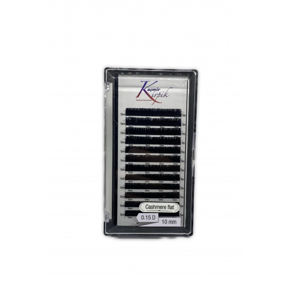 KAŞMİR KİRPİK Klasik D KIVRIM 0.15 MM 10 numara tek boy kirpik