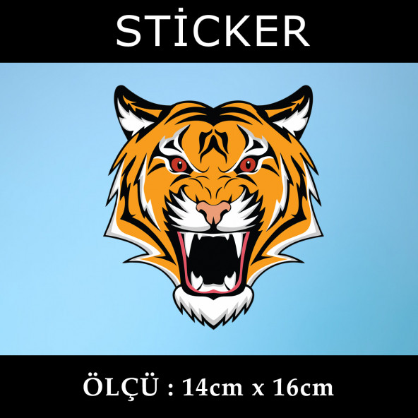 saldırgan hayvan - 2 ADET sticker araba cam bagaj uyumlu et,ket kask motosiklet dolap cam uyumlu yapışkan